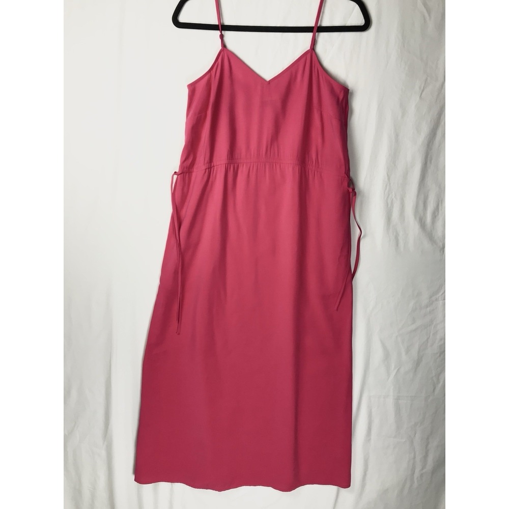 Universal Thread Pink Slip Dress V-Neck Adjustable Strappy Midi XS NWOT